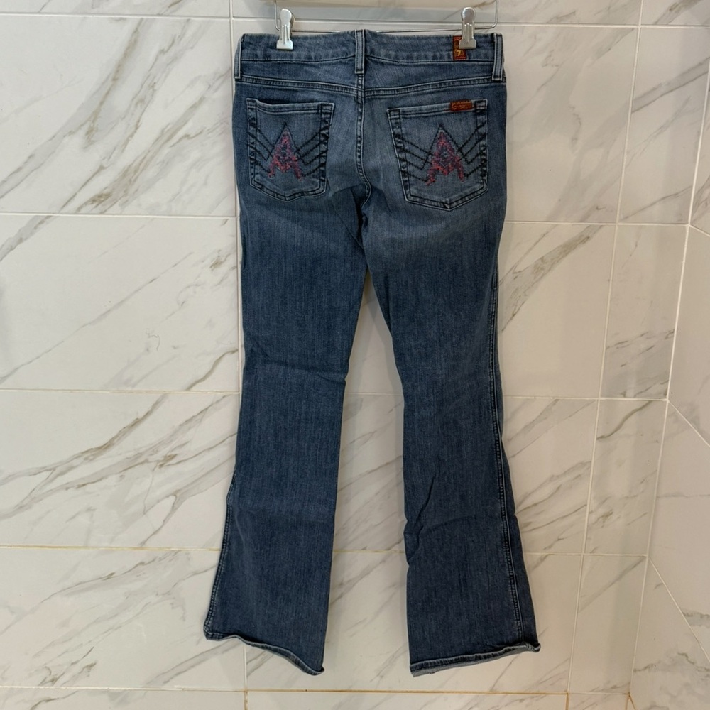 7 for all mankind the A pocket jeans embroidered pocket
